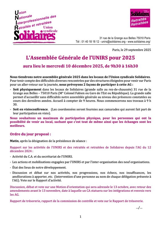 2025 - 9 - 29 - invitation AG