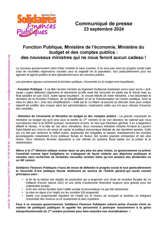 240923_Solidaires_Finances_Publiques_Com_Presse_Des_nouveaux_ministres_qui_ne_feront_aucun_cadeau_rectangle-opti