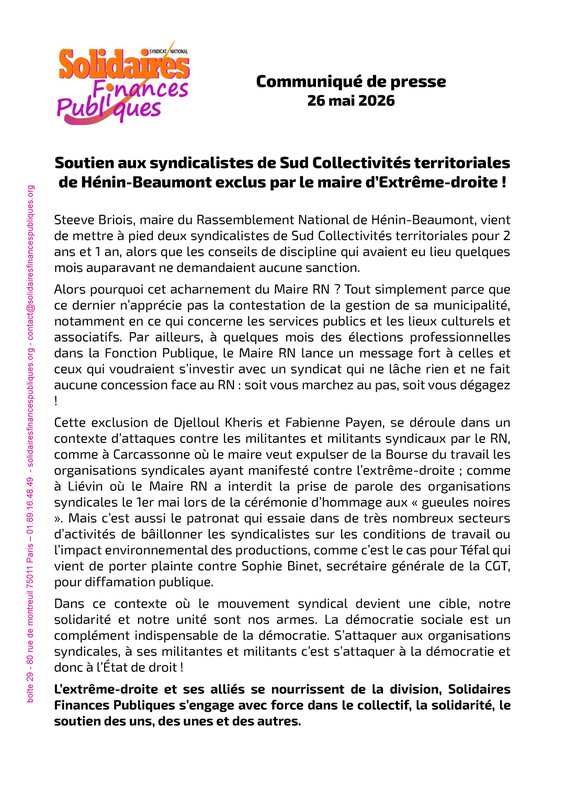 260526_SFP_ComPresse_Soutien_aux_syndicalistes_de_Sud_Collectivités_territoriales_de_Hénin-Beaumont_exclus_par_le_maire_d’Extrême-droite_rectangle-opti