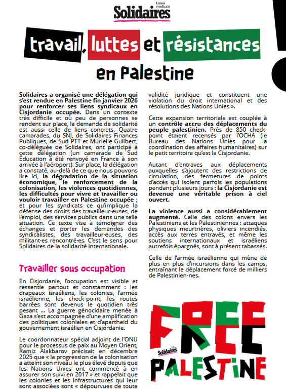 4 pages image Palestine