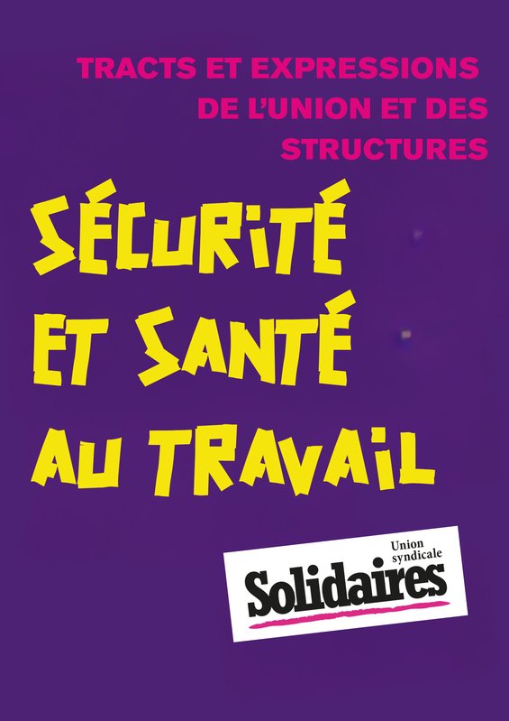Sécurité et santé au travail (1)